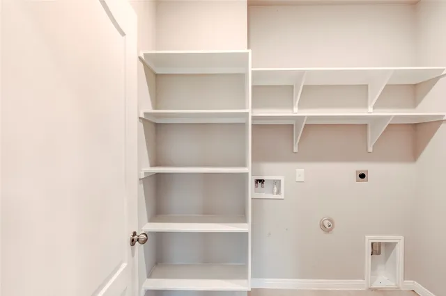 a view of a walk in closet