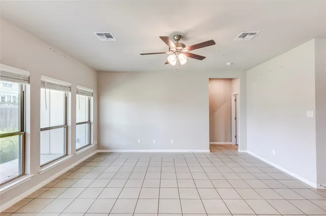 a view of an empty room