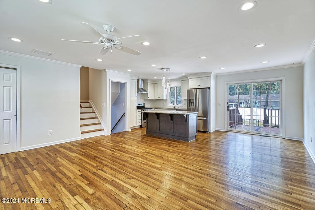 120 Frede Drive Brick, NJ 08724 - Photo 6 of 55 a large kitchen with stainless steel appliances granite countertop a refrigerator and a stove top oven