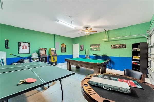 a room with furniture and a flat screen tv