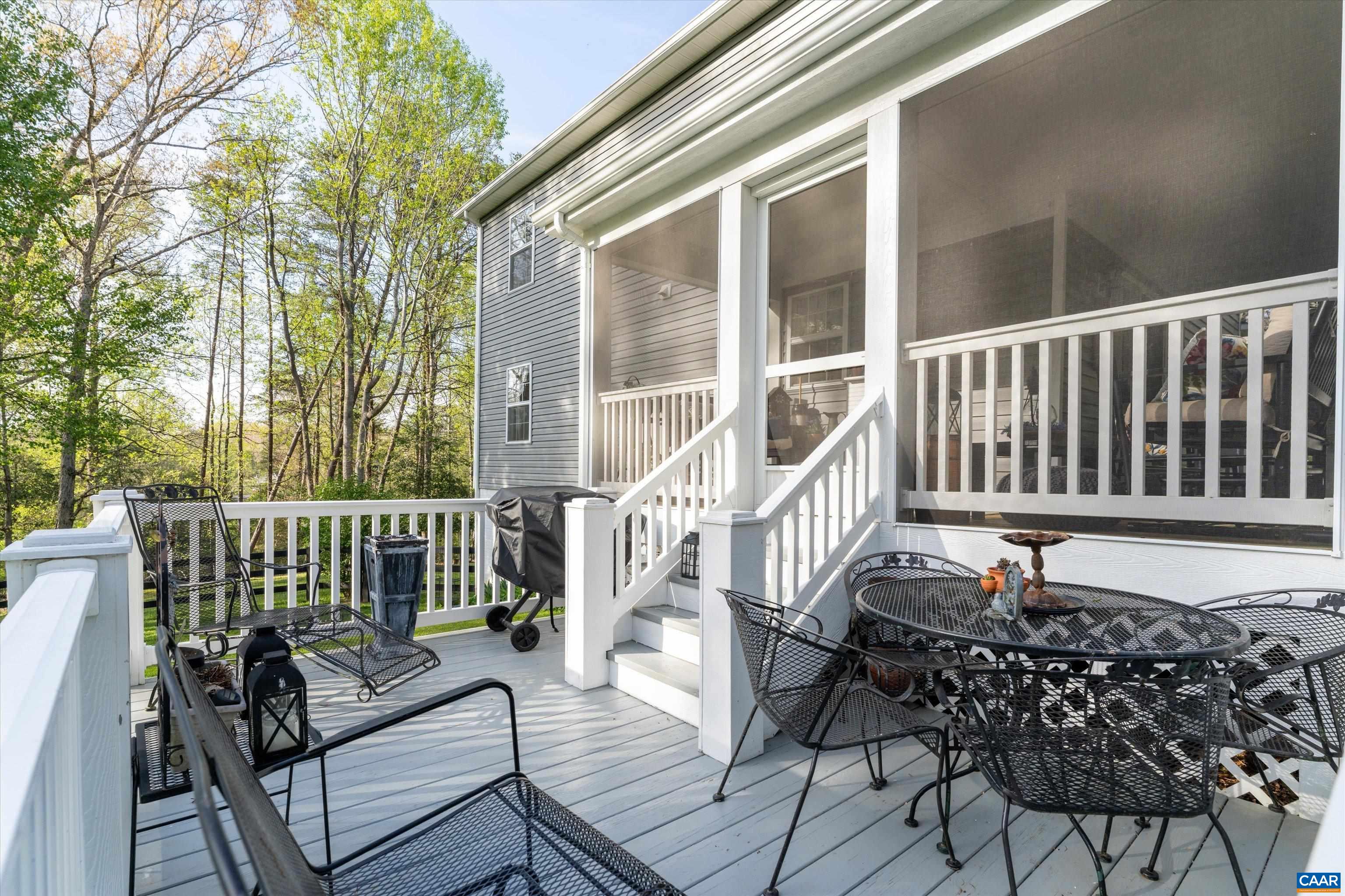 4700 Gilbert Station Road Charlottesville, VA 22911 - Photo 52 of 59 Back deck & screened porch
