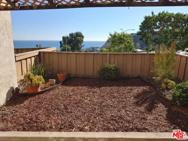 a view of an ocean and beach
