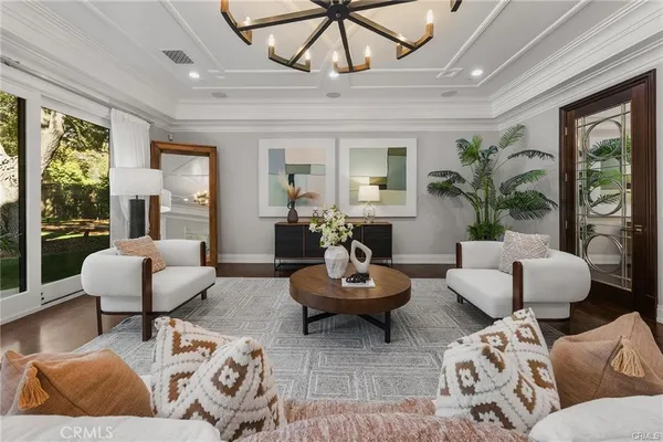 a view of a room with lots of white walls