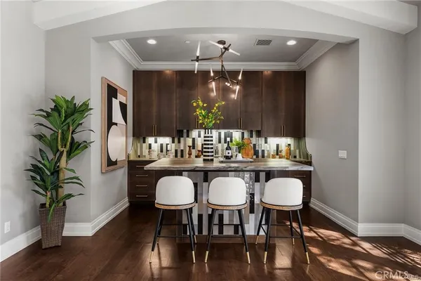 a view of a park with tree s