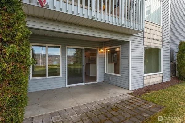 a view of front door