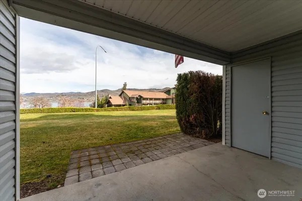 a view of an ocean from a window