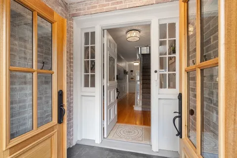 a view of front door and porch