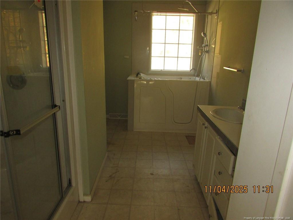 1807 Horseshoe Bend Road Erwin, NC 28339 - Photo 7 of 12 a bathroom with a sink and toilet