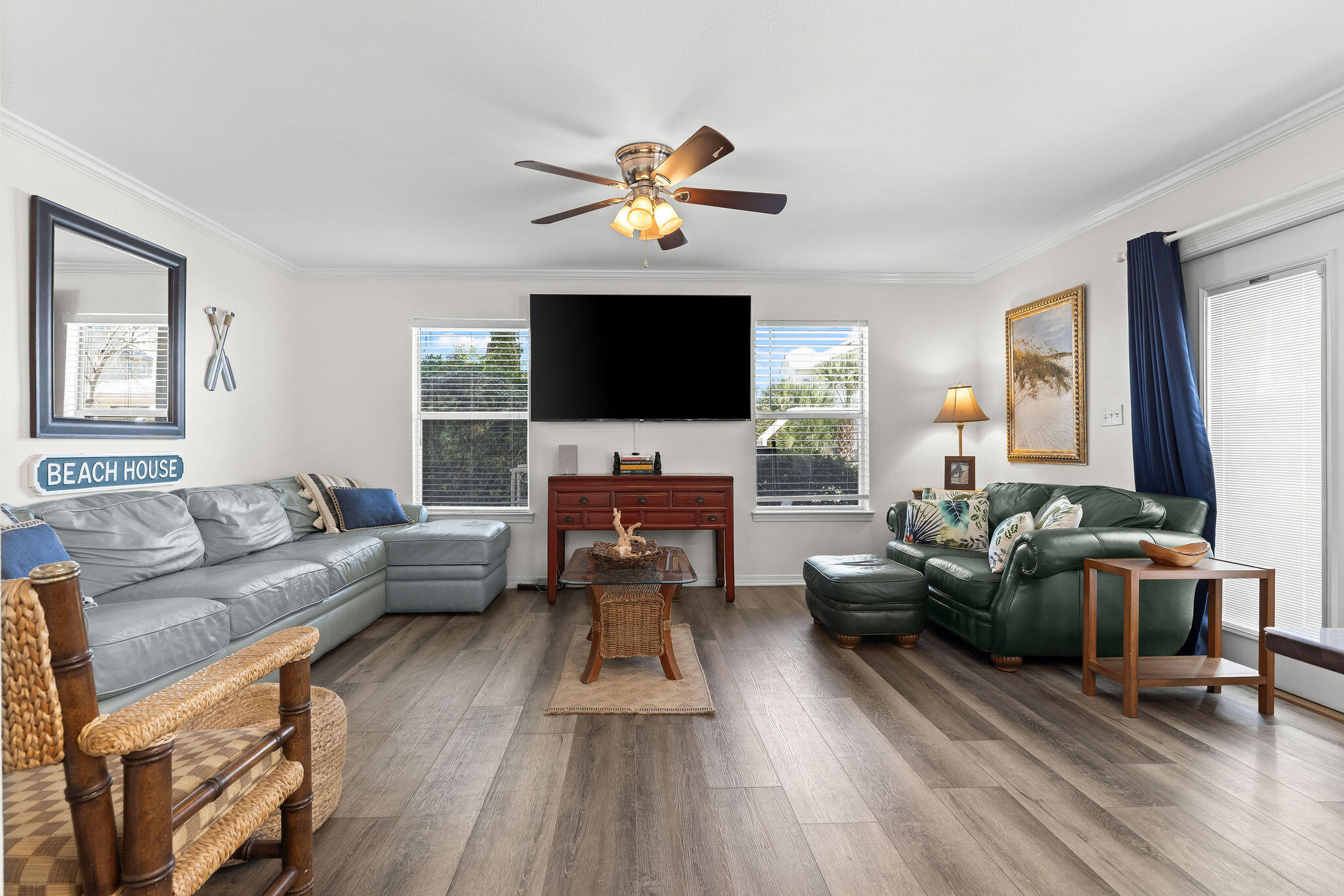 91 Matthew Boulevard Destin, FL 32541 - Photo 30 of 85 a living room with furniture and a flat screen tv