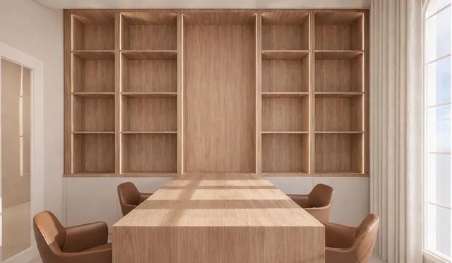 a bedroom with a bed and a chair