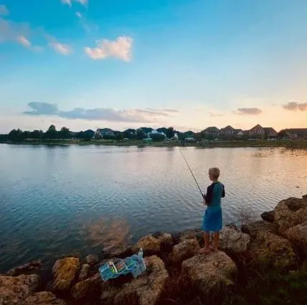 a view of outdoor space with seating