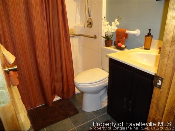 6400 Faircloth Bridge Road Stedman, NC 28391 - Photo 17 of 19 a bathroom with a sink and a toilet