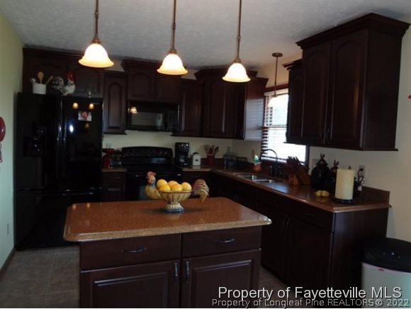 6400 Faircloth Bridge Road Stedman, NC 28391 - Photo 6 of 19 a kitchen with a sink and a refrigerator