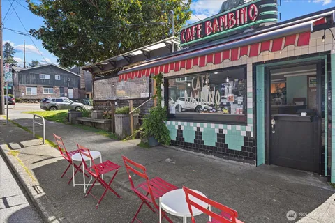a view of a chair and table on the terrace