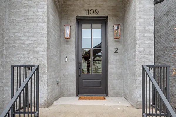 a view of a front door of the house