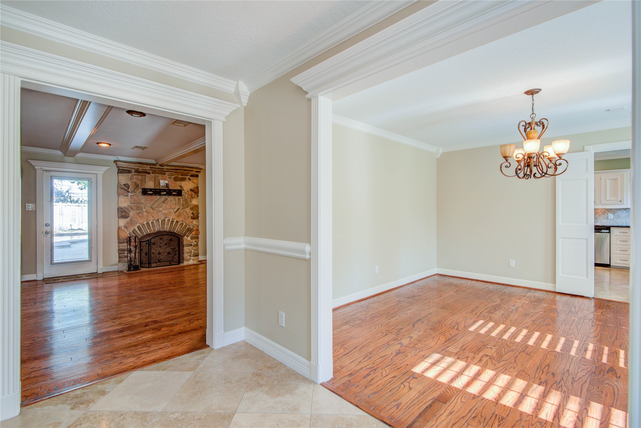 8906 Herts Road Spring, TX 77379 - Photo 6 of 43 a view interior of a house and an entryway with wooden floor
