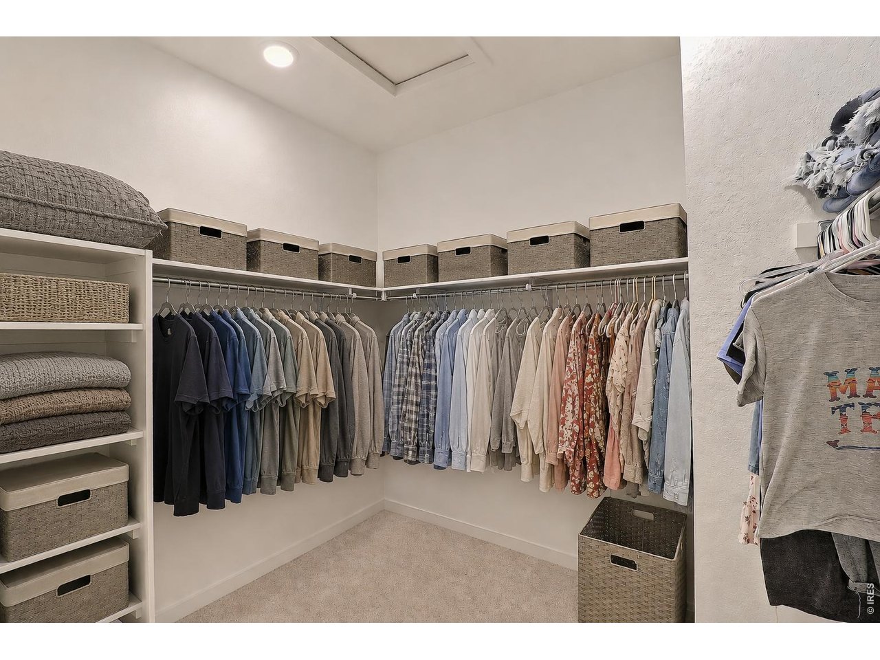 1269 Wild Basin Road Severance, CO 80550 - Photo 28 of 45 Primary closet-photo virtually enhanced