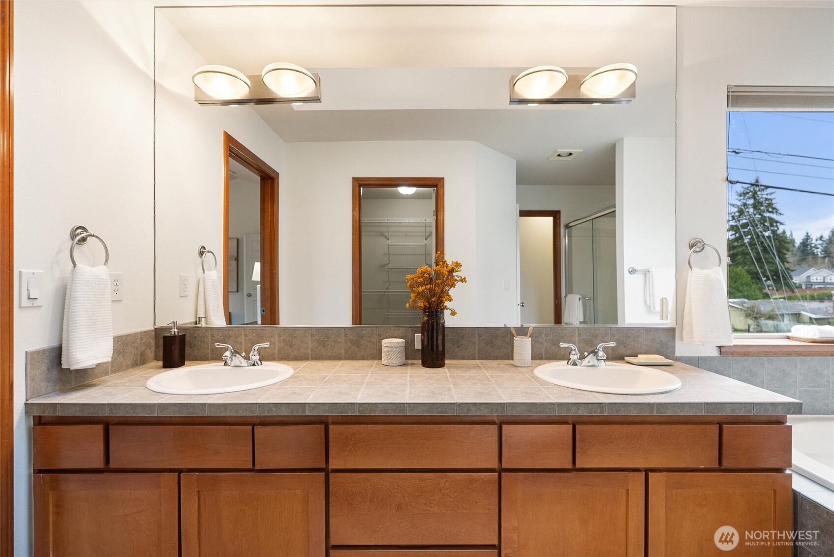 18722 3rd Avenue West Bothell, WA 98012 - Photo 19 of 35 a bathroom with a sink and a mirror