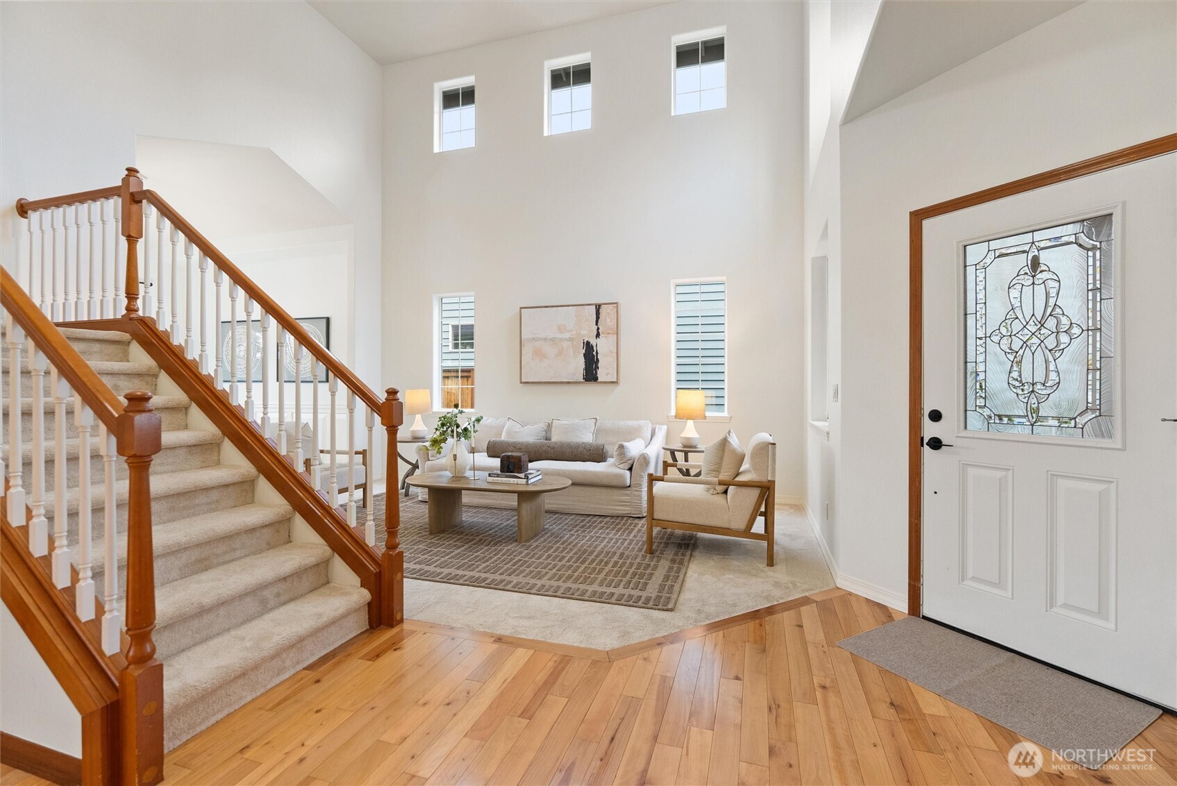 18722 3rd Avenue West Bothell, WA 98012 - Photo 4 of 35 a living room with furniture and a wooden floor