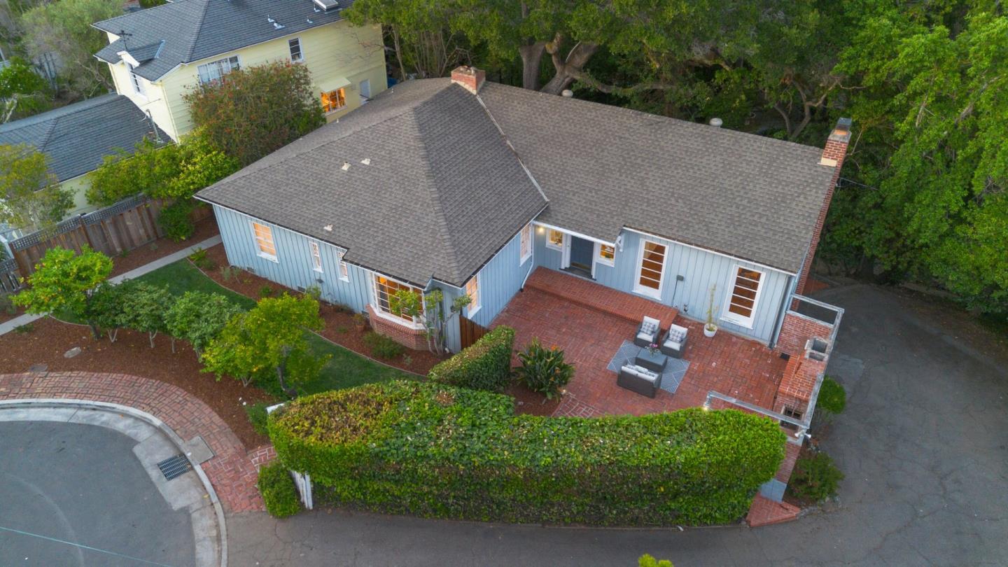 410 Fulton Road San Mateo, CA 94402 - Photo 2 of 49 an aerial view of a house with garden space and street view