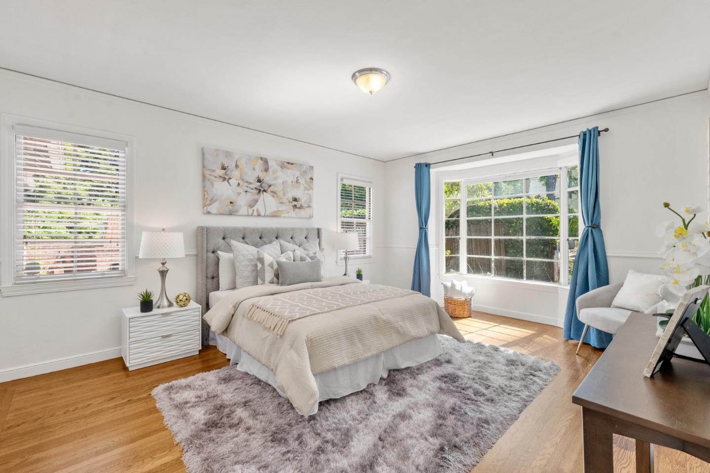 410 Fulton Road San Mateo, CA 94402 - Photo 28 of 49 a bedroom with a large bed and a window