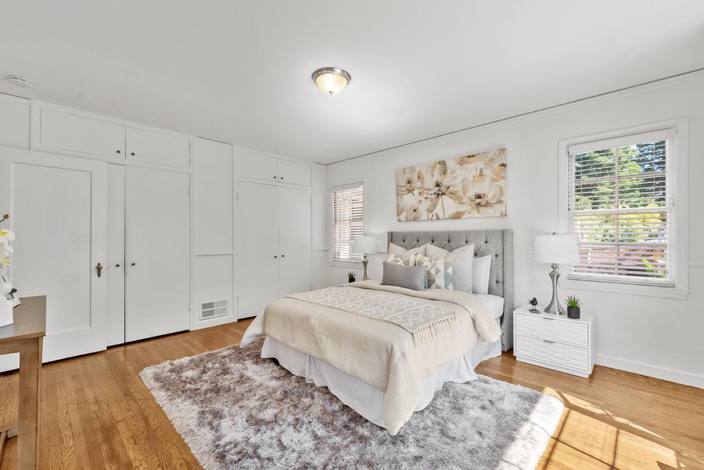 410 Fulton Road San Mateo, CA 94402 - Photo 29 of 49 a bedroom with a large bed and a window