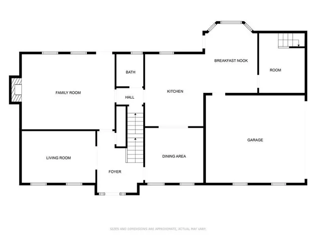 a picture of a floor plan