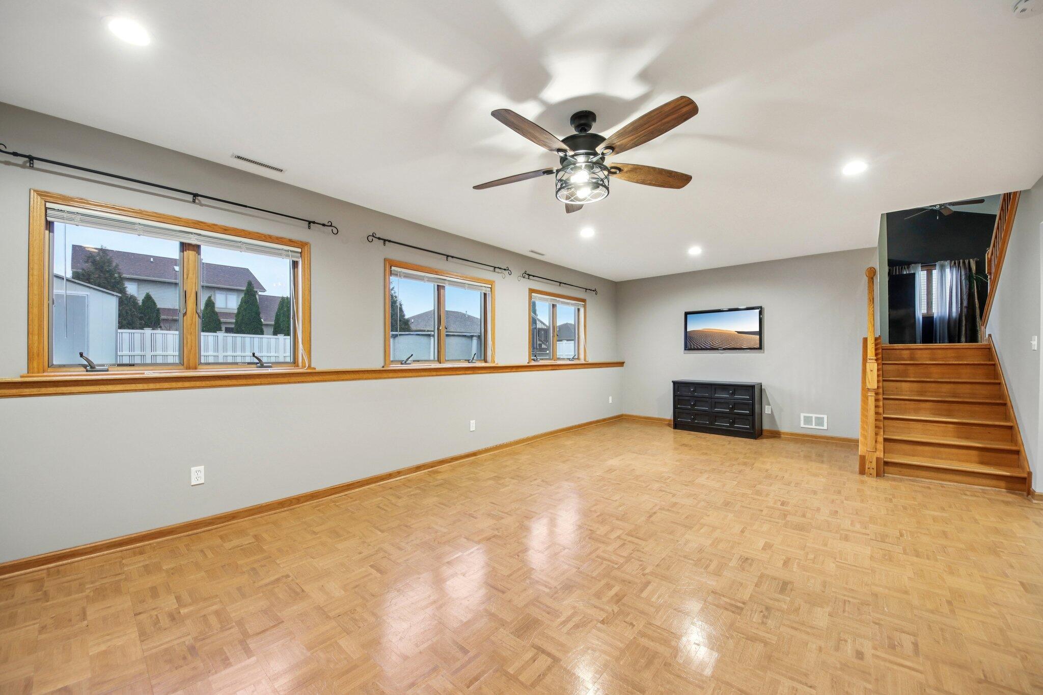 9396 Calumet Street Dyer, IN 46311 - Photo 30 of 43 a view of an empty room with a window and fireplace