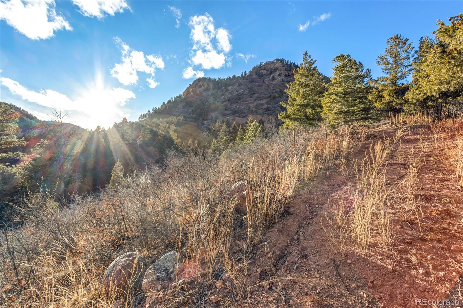 Mountain Ranch Road Larkspur, CO 80118 - Photo 6 of 17 a view of a house with a yard