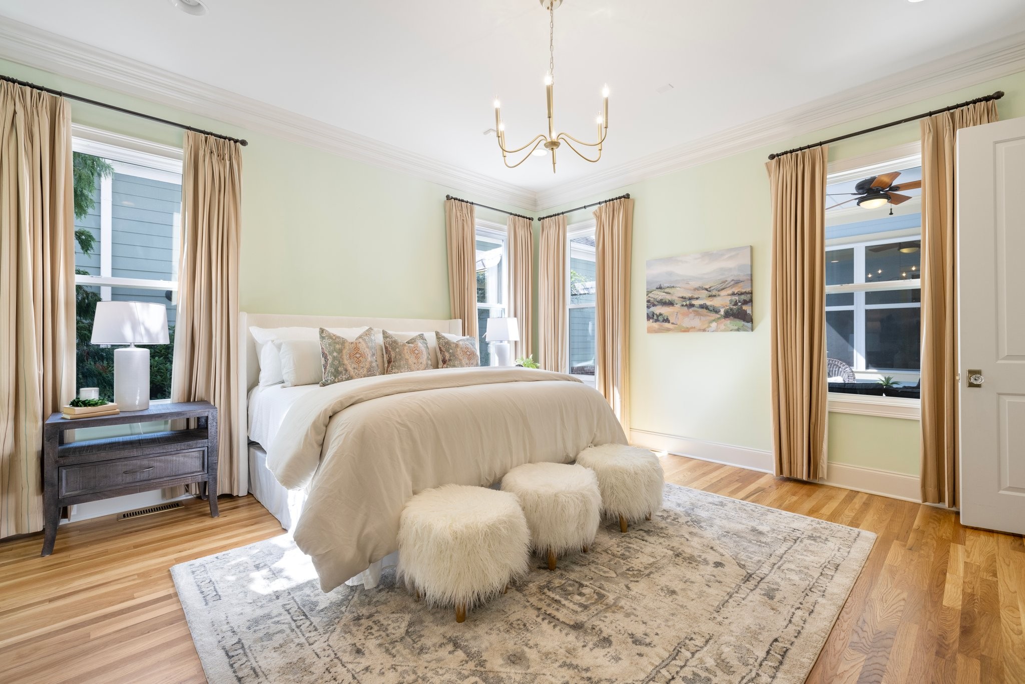 2019 Tabitha Drive Franklin, TN 37064 - Photo 24 of 69 a bedroom with a large bed and a large window