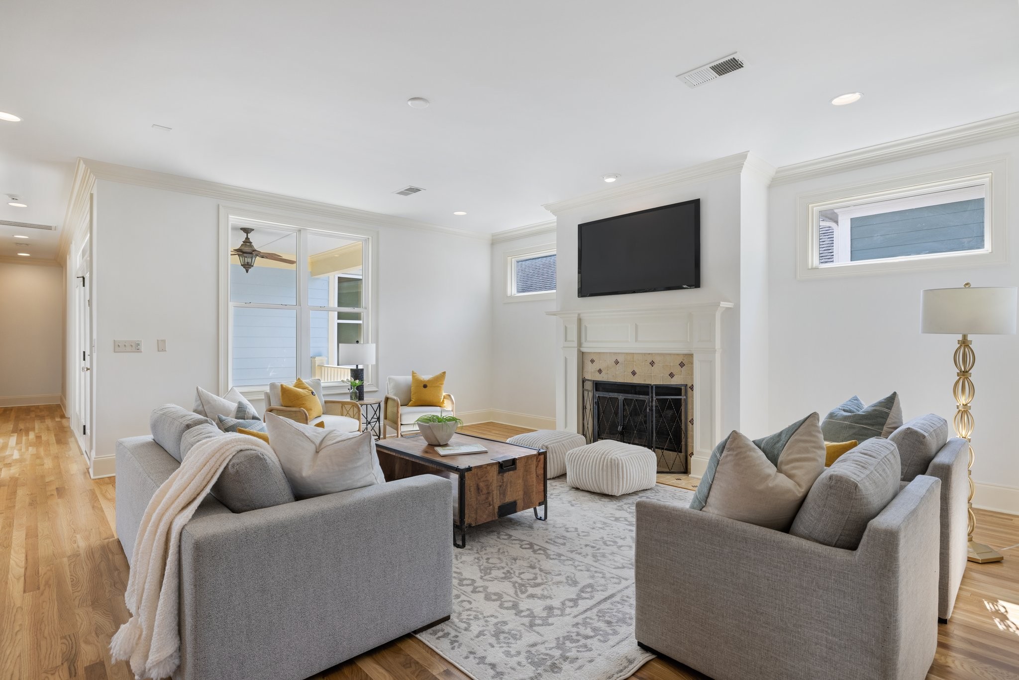 2019 Tabitha Drive Franklin, TN 37064 - Photo 35 of 69 a living room with furniture and a fireplace