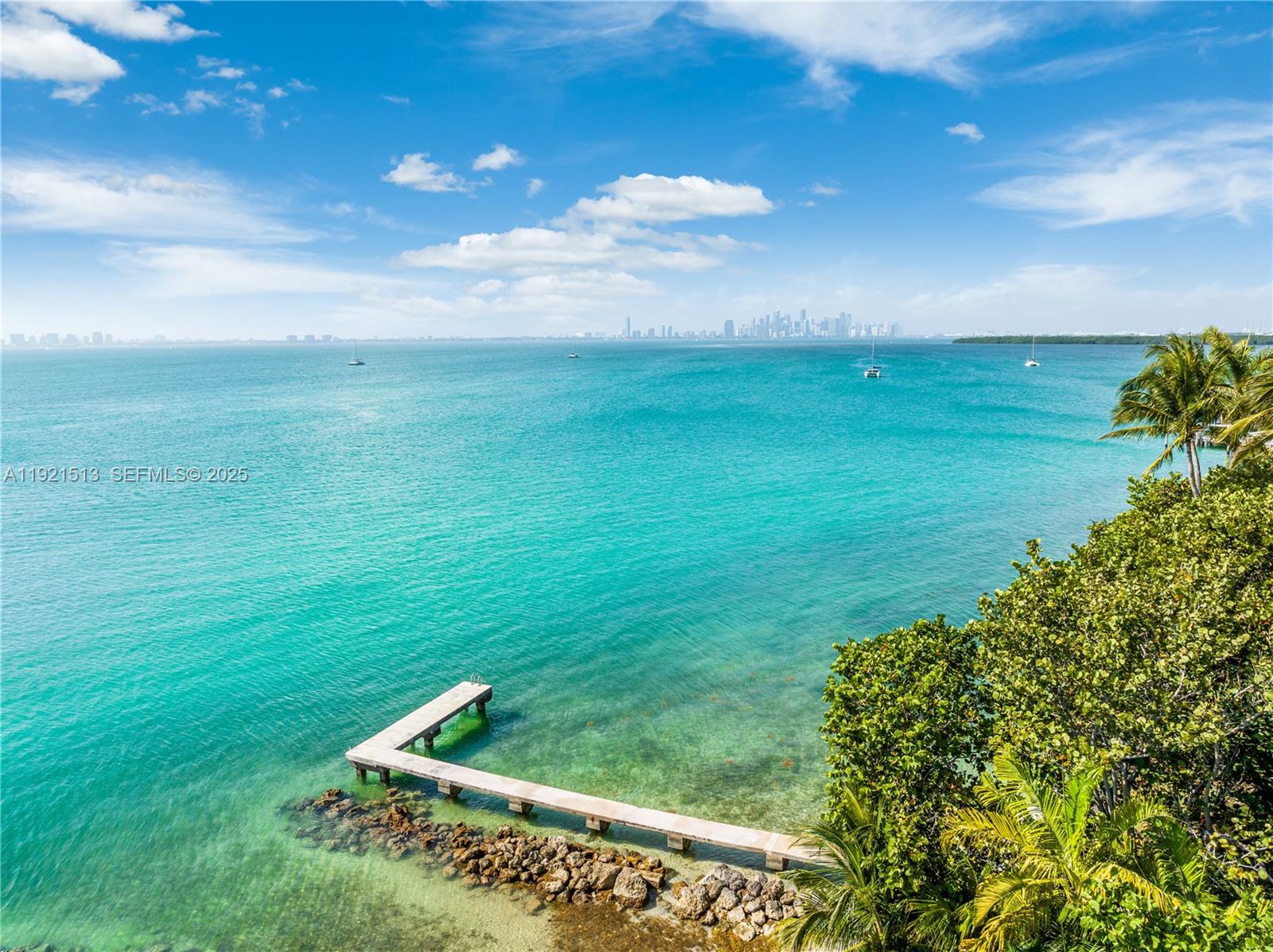 5 Harbor Point Key Biscayne, FL 33149 - Photo 5 of 81 a view of a big yard with potted plants