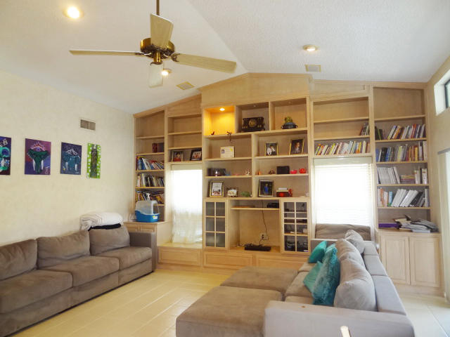 11341 Lake Tree Court Boca Raton, FL 33498 - Photo 12 of 28 FAMILY ROOM W/ VAULTED CEILINGS