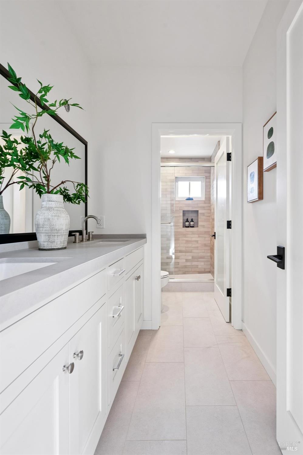 185 Elm Road Bolinas, CA 94924 - Photo 21 of 43 a bathroom with sink and mirror