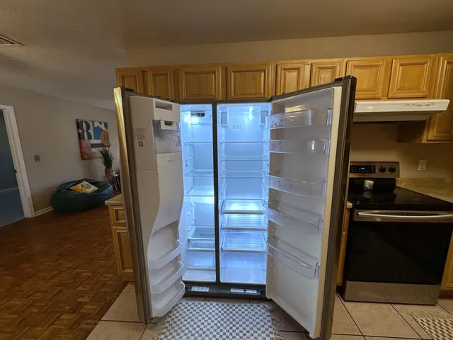 a view of outdoor space and deck