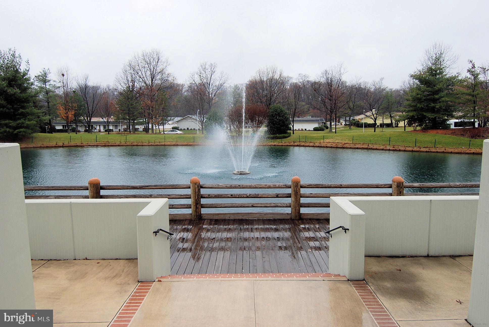 15115 Interlachen Drive, Unit 3 Silver Spring, MD 20906 - Photo 5 of 13 Tranquil pond with a charming fountain.