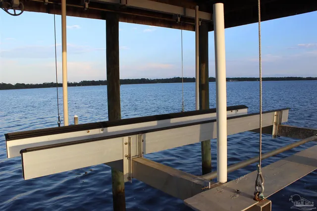 a view of lake with mountain view
