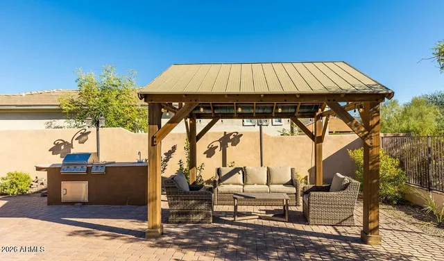 a view of outdoor space and deck
