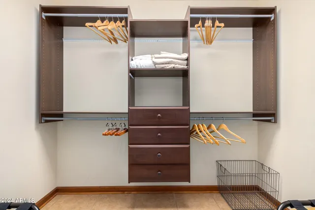 a close view of water heater room