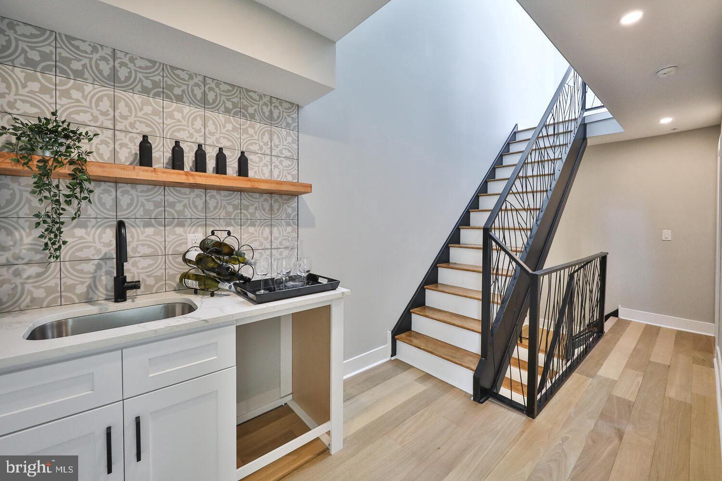 2535 Turner Street Philadelphia, PA 19121 - Photo 27 of 37 Third Floor Wet Bar & Roof deck Stairs
