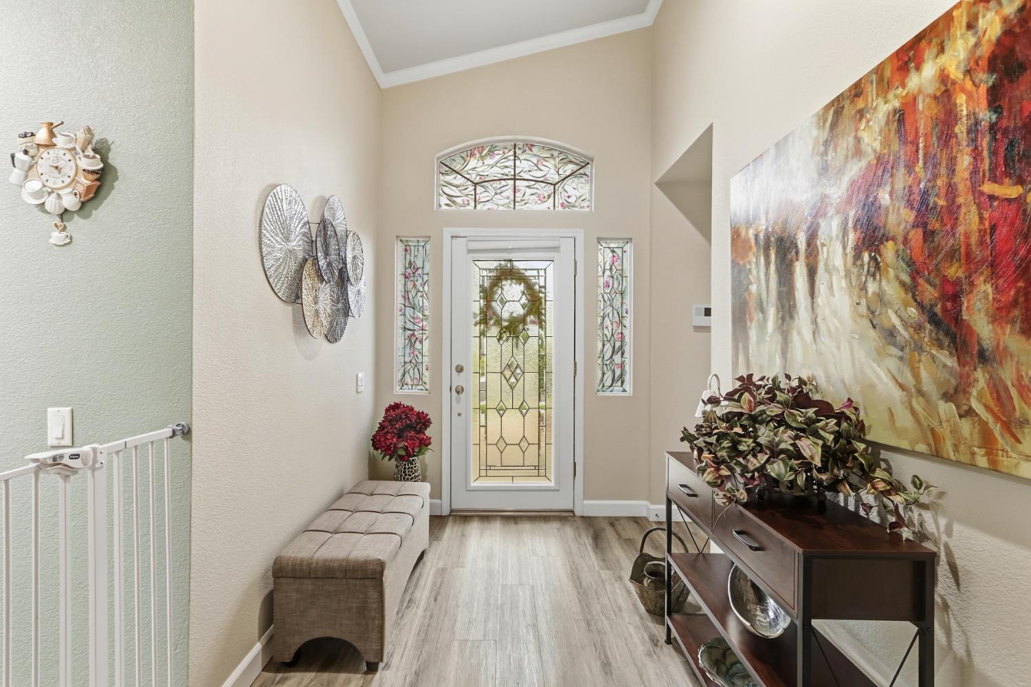 5297 Angelrock Loop Roseville, CA 95747 - Photo 4 of 33 a view of entryway with wooden floor