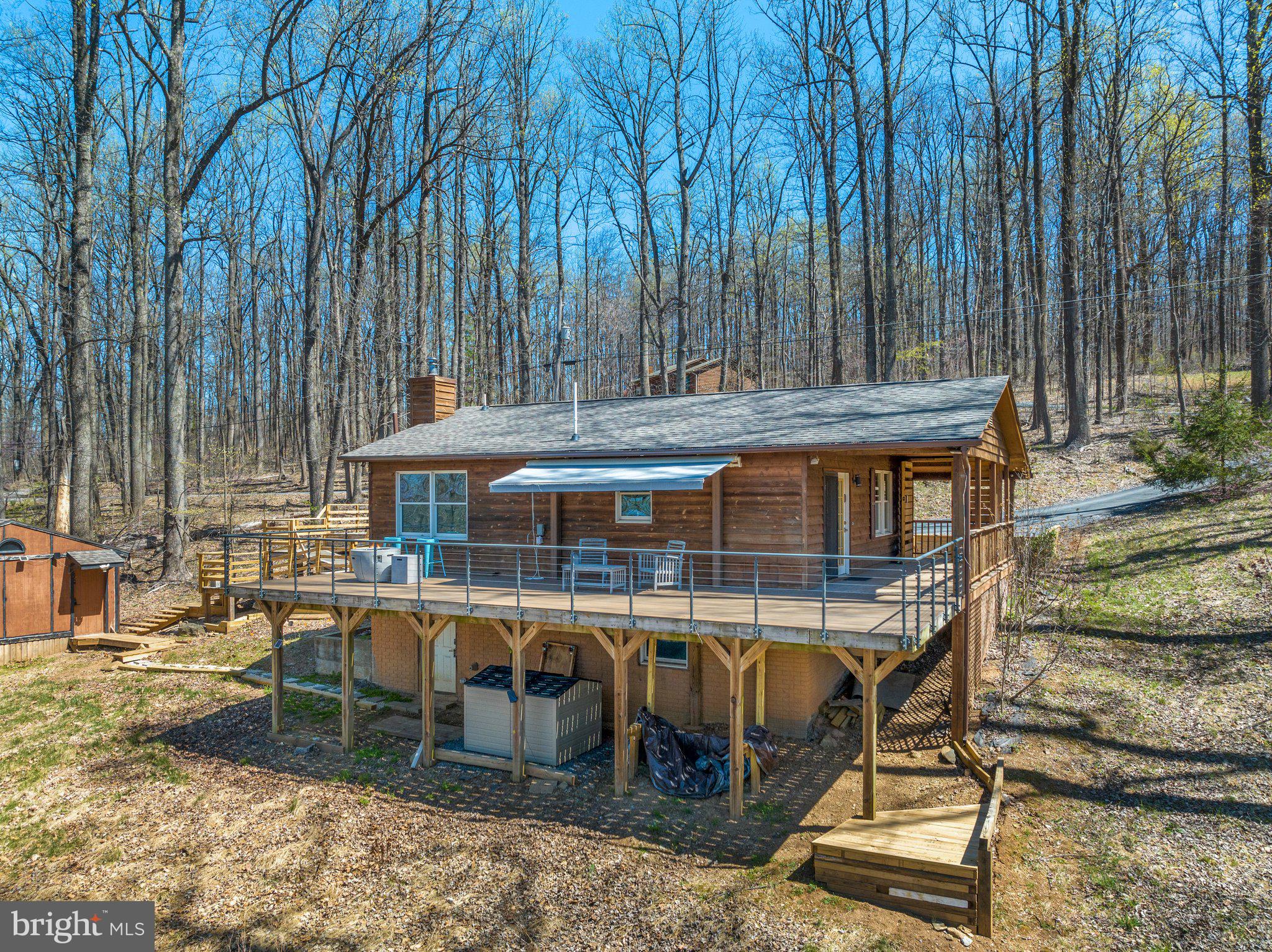 1073 Old Linden Road Linden, VA 22642 - Photo 42 of 48 Back w/awning