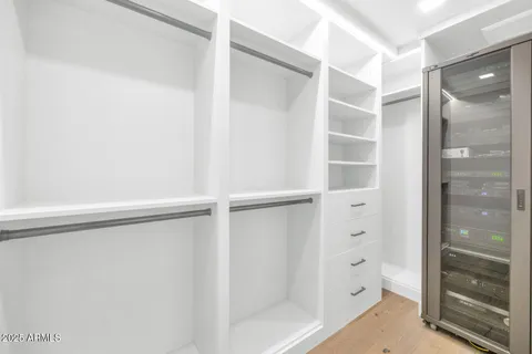 a view of walk in closet