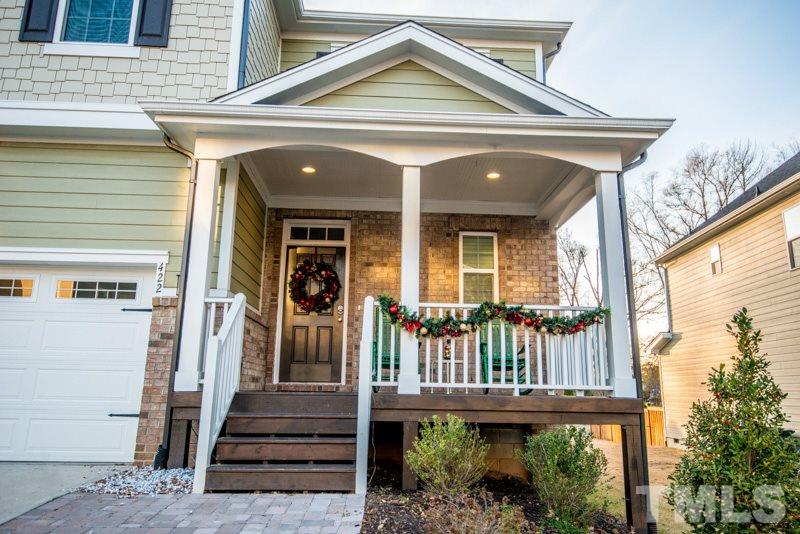 422 Plainview Avenue Raleigh, NC 27604 - Photo 24 of 25 a front view of a house with a porch