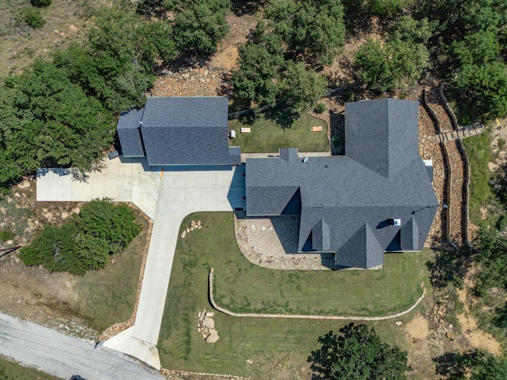 117 Ranchview Court Bowie, TX 76230 - Photo 37 of 40 an aerial view of a house
