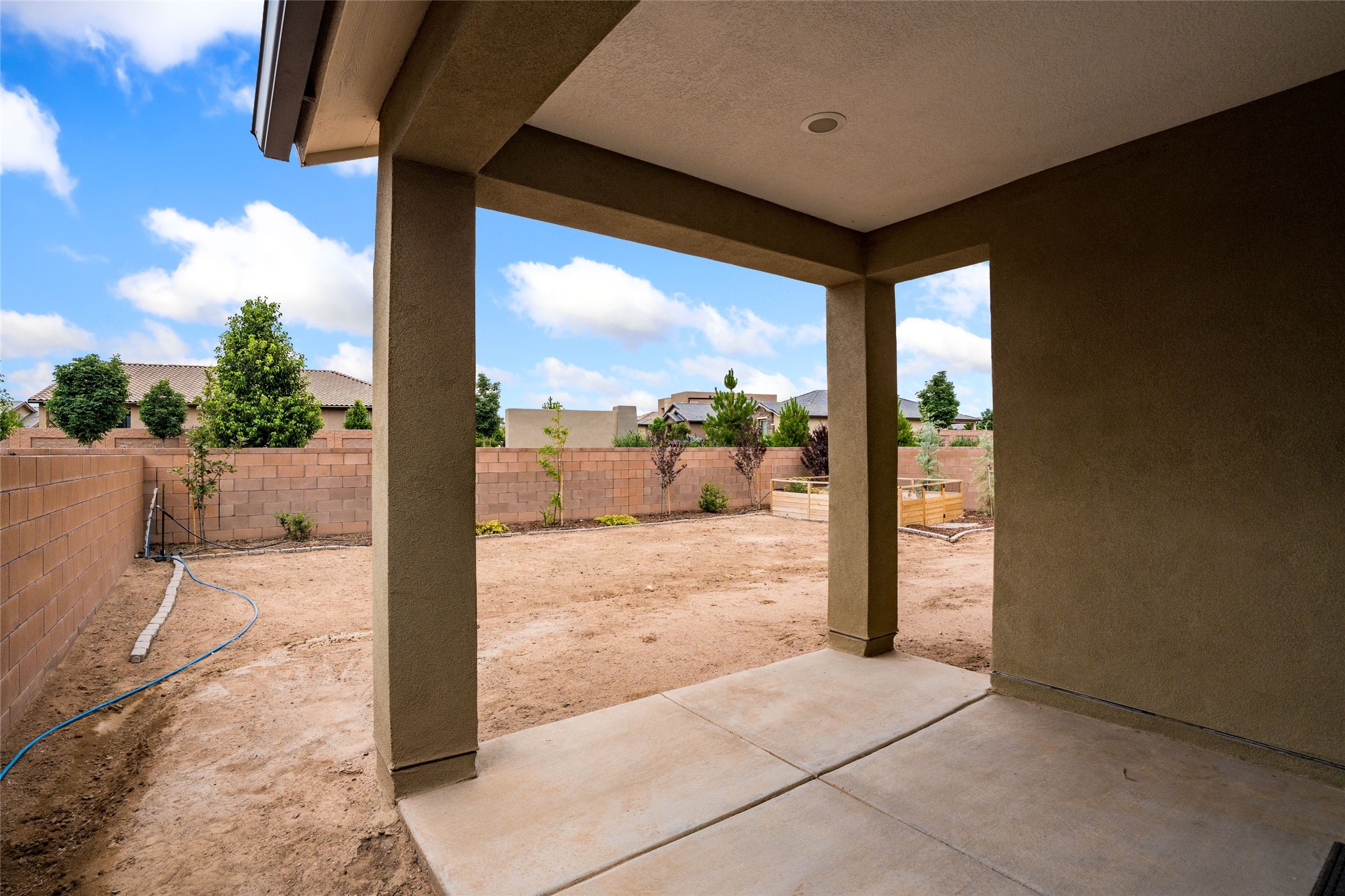 120 Mountaingem Loop Santa Fe, NM 87508 - Photo 26 of 31 Covered Back Portal