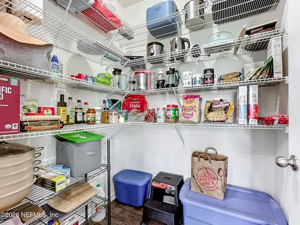 a view of storage and utility room