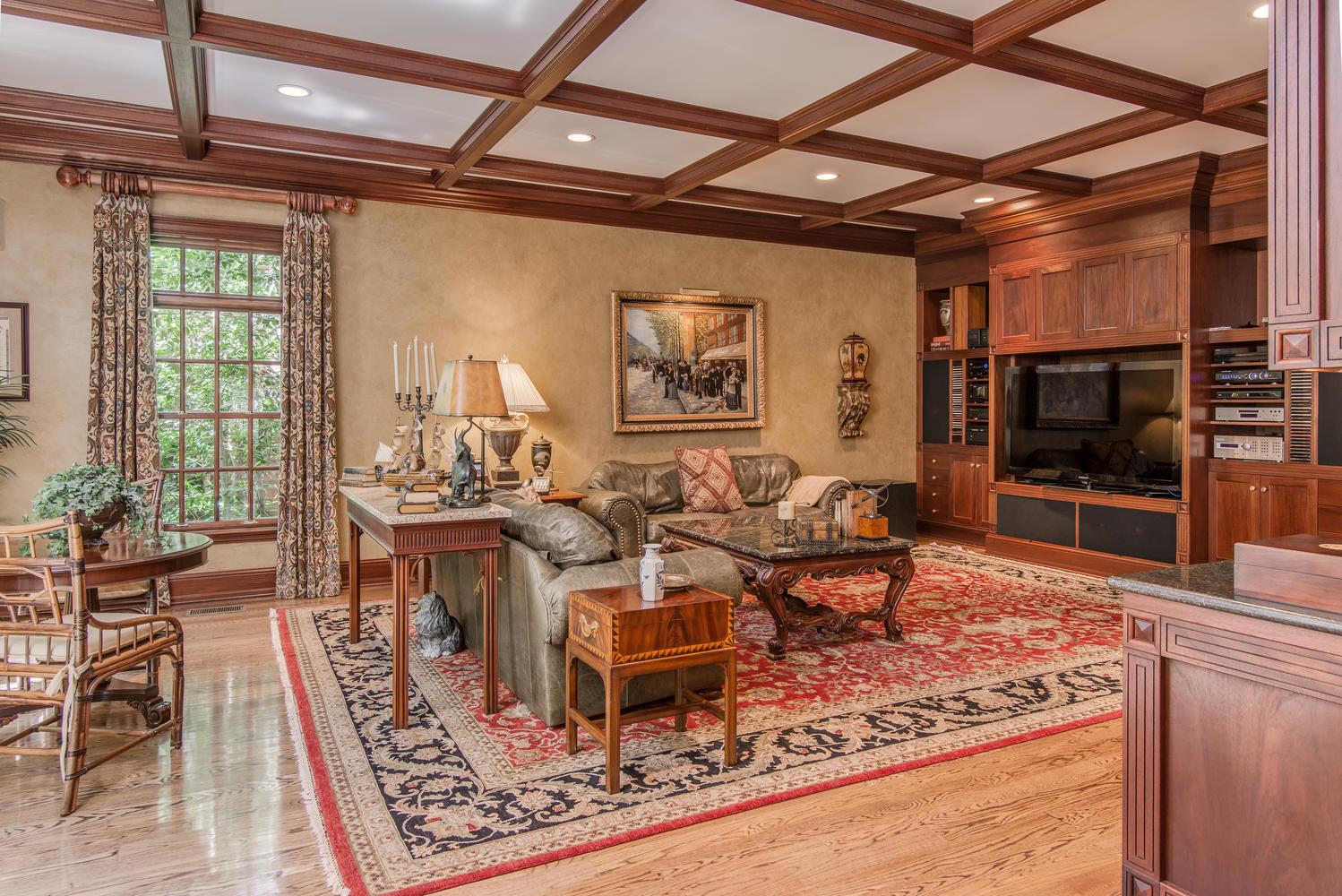 4334 Sneed Road Nashville, TN 37215 - Photo 6 of 30 a living room with lots of furniture and a rug
