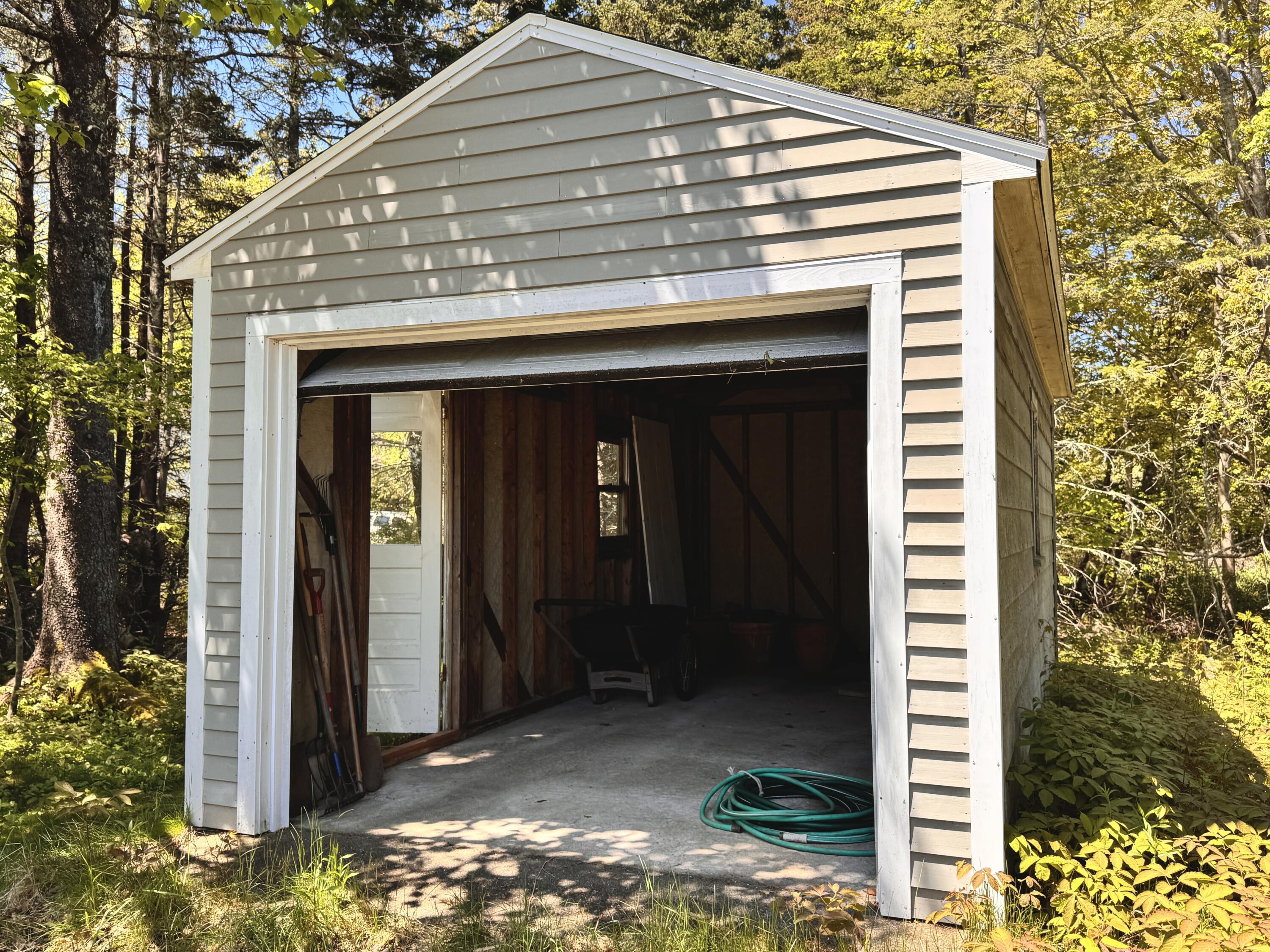 116 Bernard Road Bernard, ME 04612 - Photo 53 of 60 116 Bernard Road Garage with open doors