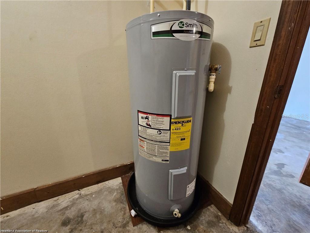 511 Elgin Street Sebring, FL 33875 - Photo 12 of 30 a view of water heater room